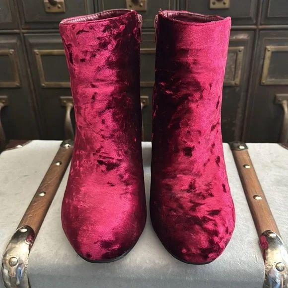 Room of Fashion Crushed Velvet boots - Picture 3 of 6